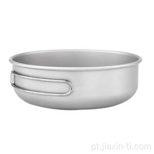 Conjunto de talheres Titanium Bowl Conjunto de talheres de piquenique para acampamento